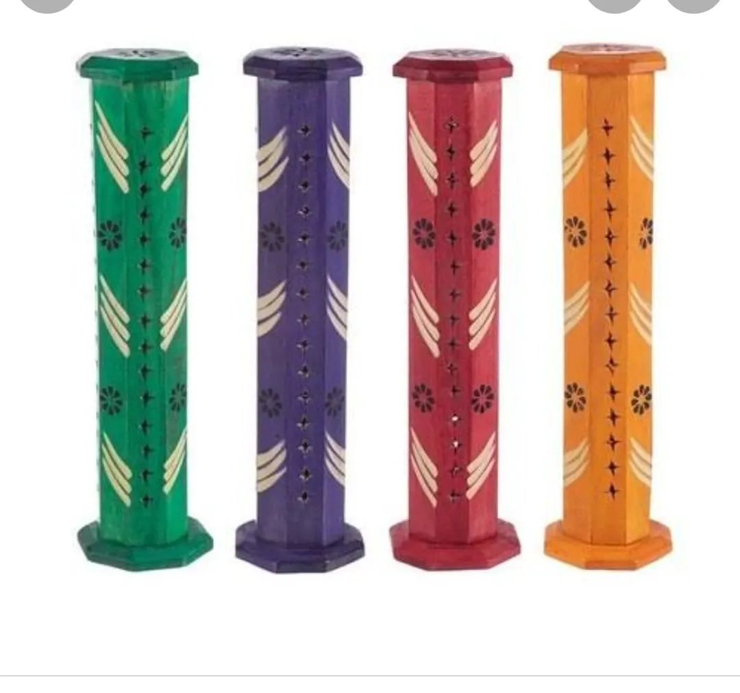 Incense Holder Tower Colors Available 12 x 3 inch