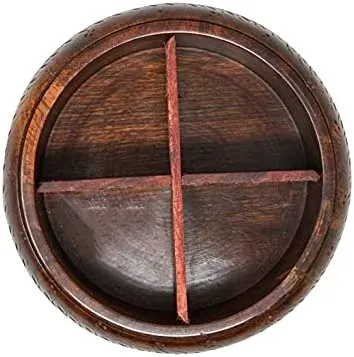 Wooden Box Round 7 x 7 x 4