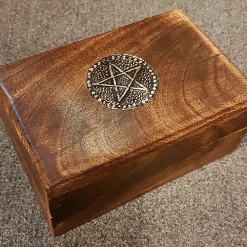 Wooden Box Star Brown Color Wooden Box Star Brown Color