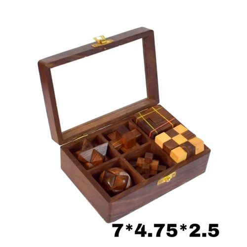 Wooden Games Box (6 Games)