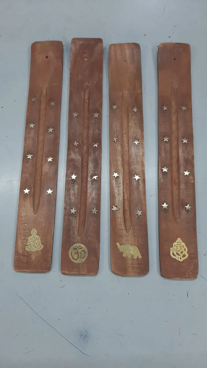 Wooden Incense Holder (Patti)