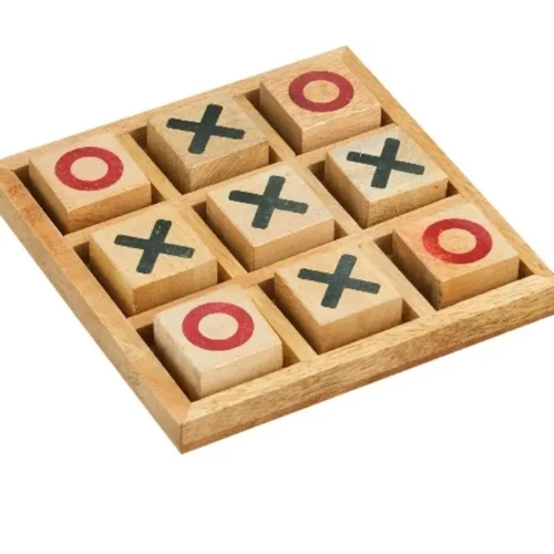 Wooden Tic Tac Toe Box Design